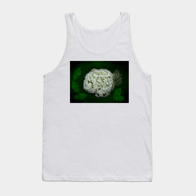 Hydrangea Digital Art Tank Top by ButterflyInTheAttic